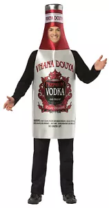 ADULT VODKA ALCOHOL BOTTLE PARTY FUN COSTUME GC340 - Picture 1 of 1