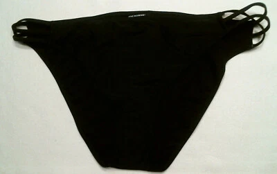 Joe Boxer Sahara Collection, parte inferior de bikini jaula, negra, tallas regulares, XXL, nueva con etiquetas Foto 1 de 2