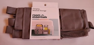 Room Essentials Hanging Bedside Caddy Storage - Gray - Picture 1 of 2