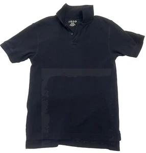 Izod Boys Black Regular M (10/12) Short Sleeve Polo. - Picture 1 of 6
