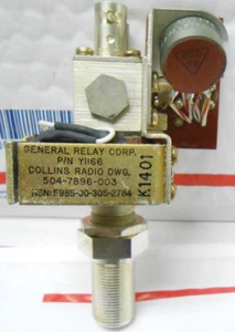 Y1166 504-7896-003 Collins FUNK FREQ SWITCH/RELAIS N TO BNC TARINISH NOS - Bild 1 von 7