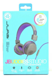 NEW Purple JLAB JBuddies Studio KIDS Wired On-Ear Headphones - SEALED
