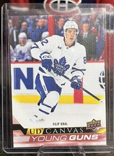 Filip Kral 2022-23 upper deck series 2 canvas young guns # c237