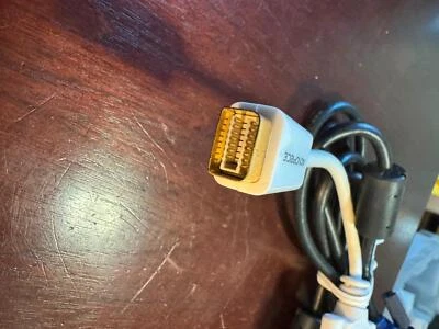 Mini-DVI To VGA Adapter with VGA Cable. - Image 1 of 3