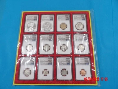 2017-S 225th Anniversary SP70 NGC First Day ANA Enhanced Finish 10 Coin Set #58L - Image 1 of 4