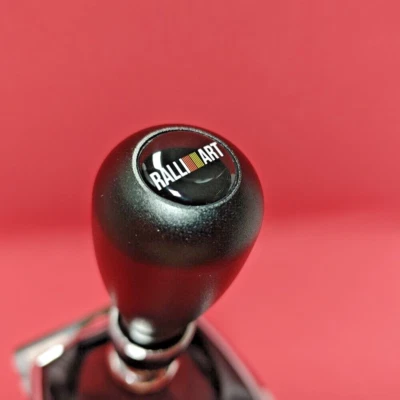 BLACK TITAN MAT SHIFT STICK GEAR KNOB for LANCER EVO Eclipse MIRAGE RALLIART ASX - Image 1 of 4