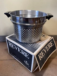 Vintage Revere Ware 1558 8 Quart Multi-Cooker Inset Stainless Steel NEW in Box! - Picture 1 of 3
