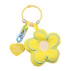 Flower Car Keychain Pendant Colorful Love Heart Chain Accessories Bag Decoration