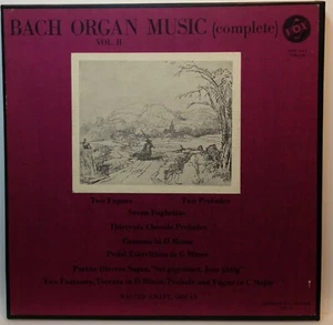 Johann Sebastian Bach : Organ Music (Complete) Vol. II 3 x Vinyl, LP Box Set VG+ - Picture 1 of 2