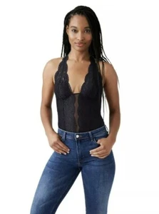 b.tempt'd Body schwarz Spitze M Ciao Bella sexy Netz Tanga Geschenkidee - Bild 1 von 7