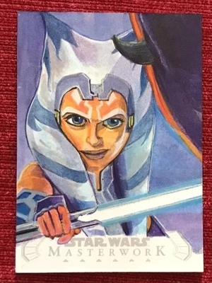 Topps Star Wars Masterworks Sketch Ahsoka Tano By Sammy Gomez 1/1 - Image 1 of 2