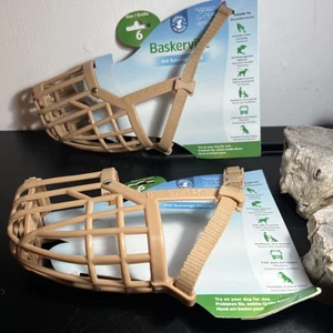 2 Baskerville Classic Basket Muzzle Comfortable Increased Durability Size 6 Dog - Picture 1 of 5