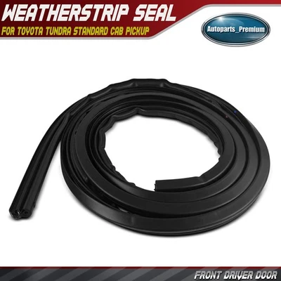 Sello de puerta delantera izquierda izquierda resistente al clima para camioneta Toyota Tundra 00-06 cabina estándar Foto 1 de 4