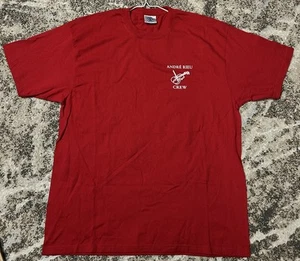 Vintage T Shirt - Andre Rieu Crew Red Local Crew Size XL Music Shirt Concert - Picture 1 of 5