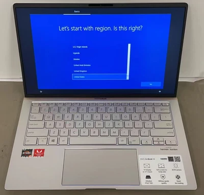 ASUS Zenbook UM433D AMD Ryzen 7-3700U 2,3 ГГц, 8 ГБ RAM, 512 ГБ SSD, Windows 10 - Изображение 1 из 4