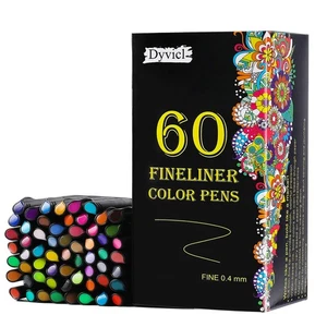 Fineliner Stifte 60 Farben 0,4 mm feine Spitze Marker Zeichnen Journaling Kunst Set - Bild 1 von 7