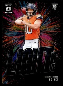 Donruss Optic Light It Up Bo Nix RC #6 2024 - Imagen 1 de 2