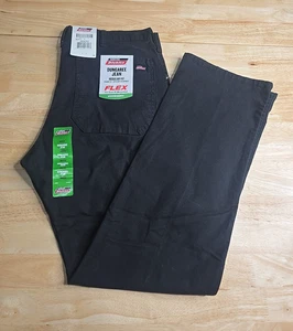 Jean peto flexible pierna recta calce regular negro Dickies genuino 36 x 32 - Imagen 1 de 6