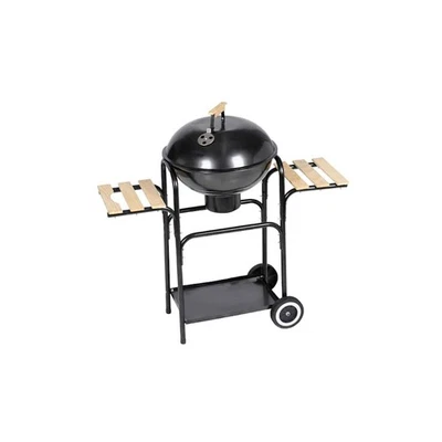 Barbecue a Carbonella e Legna Rotondo XL BBQ Griglia Carbone Giardino vidaXL - Immagine 1 di 4