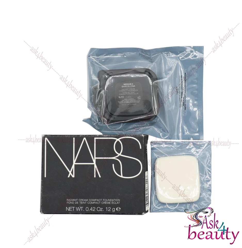 Nars Radiant Cream Compact Foundation (Medium 4 Barcelona 6311) New In Box - Image 1 of 1