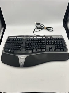 Microsoft Natural Ergonomic Keyboard 4000 v1.0 KU-0462 USB Wired (Tested/Works) - Picture 1 of 10