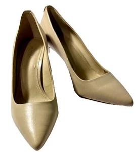 Michael Kors Dorothy Flex Pump Leather Pointed Toe 2.75" Stiletto Heel 7.5 US - Picture 1 of 13