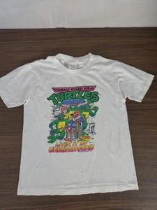 Vintage 1990s Boys Youth Medium (10-12) Teenage Mutant Ninja Turtles T-Shirt USA - Picture 1 of 7
