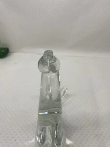 Sea Lion Art Glass Figurine Vintage Murano Italy Hand Blown - Picture 1 of 14
