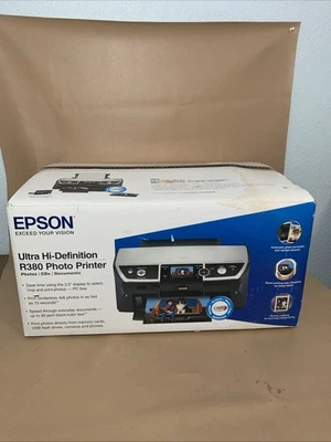 Epson Ultra Hi-Definition R380 Photo Printer OPEN BOX - Image 1 of 3