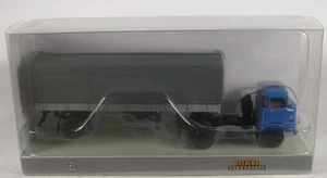 IFA W 50 Planen-Sattelzug (blau/schwarz) 1965 1:87 Brekina Artikelnummer 25632 - Bild 1 von 1