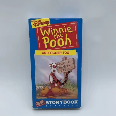 Winnie The Pooh And Tigger Too Disney Story Book Classics VHS Video Tape - Image 1 of 4
