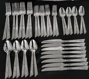 Mikasa Manifesto Flatware Set Of 40 Pieces Service For Eight Stainless 18/10 - Picture 1 of 9