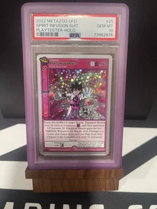 2022 MetaZoo UFO Playtester Spirit Infusion Suit Holo 25/165 PSA 10 Gem Mint - Picture 1 of 2