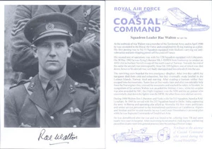 Foto UC5 Segunda Guerra Mundial RAF firmada a mano WALTON MC AFC SEGUNDA GUERRA MUNDIAL U-buque hundedor - Imagen 1 de 1