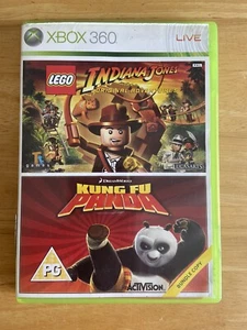 LEGO Indiana Jones and Kung Fu Panda Dual Pack (Microsoft Xbox 360, 2008) - Picture 1 of 4