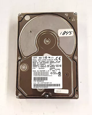 IBM  DDRS-34560 4.45 GB 7200 RPM Fast Wide SCSI 68 pin 3.5" Hard Drive - Image 1 of 3