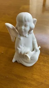 5” Tall Fairy Angel Bisque Porcelain - Picture 1 of 7