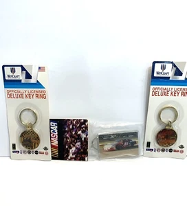 NASCAR 3 Keychains NEW SEALED Kyle Petty Ernie Irvin Talladega Speedway - Picture 1 of 5