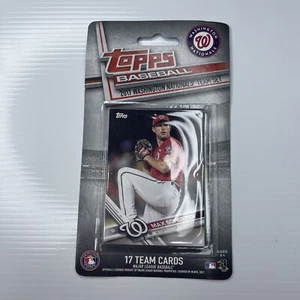 F Neu Versiegelt Topps Baseball Sammelkarten 2017 Washington Nationals - Bild 1 von 3