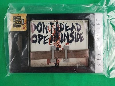 Walking Dead Don't Open Dead Inside Bi-Fold Wallet AMC 2018 - Image 1 of 4