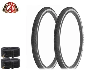 2 ALTA Bicycle 26" x 1.75" BLACK/WHITE COMP III FREESTYLE BMX TIRE BIKES w/TUBES - Picture 1 of 2