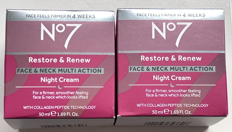 No7 Restore & Renew Multi Action Night Cream - 1.69 oz (29249)