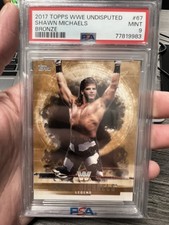 2017 WWE Topps Undisputed Shawn Michaels Bronze /99 PSA 9 Mint HOF POP 1 🔥🔥🔥