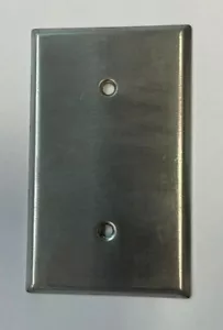 NOS Philmore 70-7410, Piastra da parete vuota in acciaio inox a banda singola senza viti - Foto 1 di 2