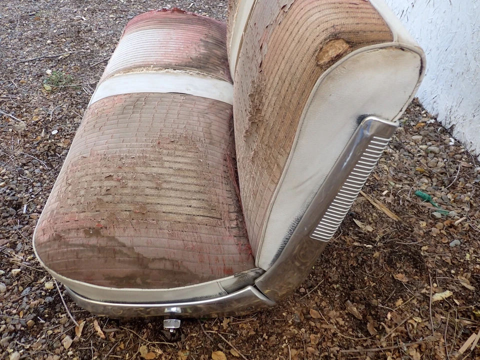 Chevrolet Impala Belair 1961 2 puertas asiento de banco delantero dividido ¡completo original! Foto 1 de 4