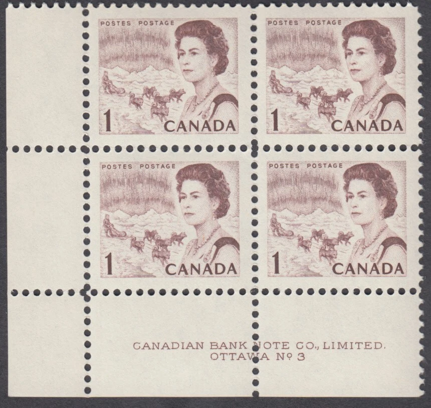 Canada - #454 QE II Centennial Plate Block #3 - MNH - Image 1 of 1