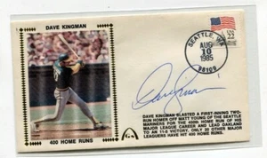 1987 Gateway Cache - DAVE KINGMAN - Autograph 400 Home Runs - OAKLAND A's - Picture 1 of 1