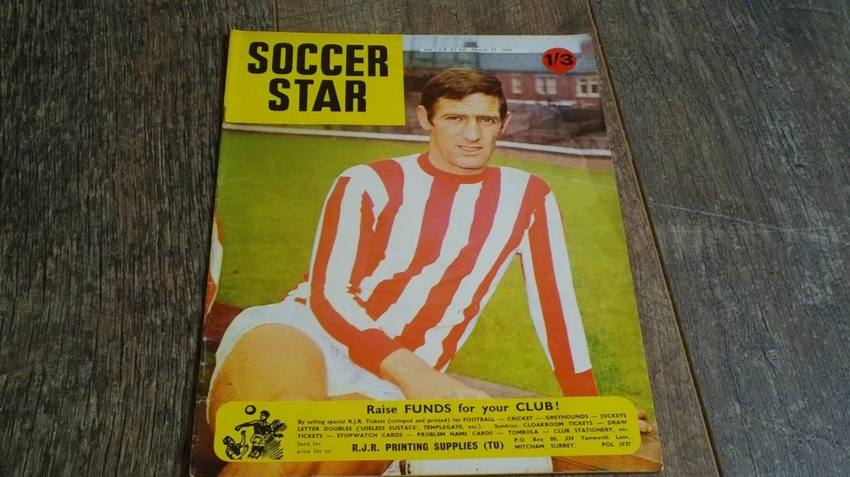Soccer Star Vol16 No.28   March 22 1968      George Kinnell,  Sunderland - Image 1 of 1