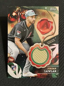 2024 Topps Holiday - Relics #RC-JL Jordan Lawlar (RC) Arizona Diamondbacks - Picture 1 of 2