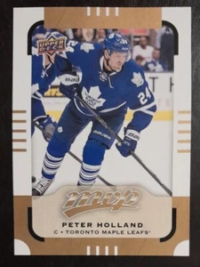 2015 - 2016 Upper Deck MVP Peter Holland Maple Leafs #39 Hockey Card - Picture 1 of 2